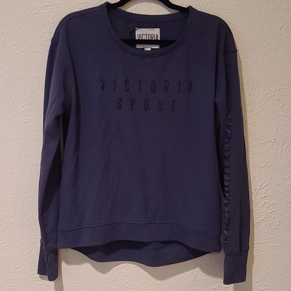 Victoria's Secret Purple Sweatshirt w/thumb holes